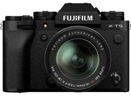 Fujifilm X-T5 Mirrorless Camera (Black) with XF 18-55mm F2.8-4 Lens Hot on Sale