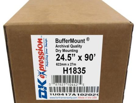 D&K BufferMount (24.5  x 90  Roll) Dry Mount Tissue Roll For Discount