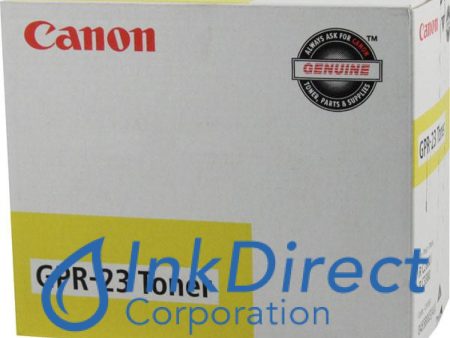 Genuine Canon 0455B003AA GPR-23 Toner Cartridge Yellow Online now