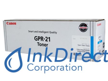 Genuine Canon 0261B001AA GPR-21 Toner Cartridge Cyan on Sale