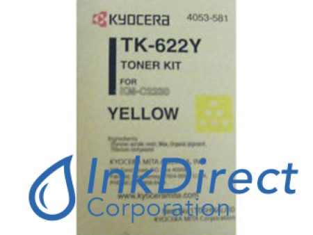 Genuine Kyocera Mita 1T05HNAUS0  TK-622Y TK622Y Toner Cartridge Yellow on Sale