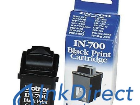 Genuine Brother IN700 IN-700 Ink Jet Cartridge Black Hot on Sale