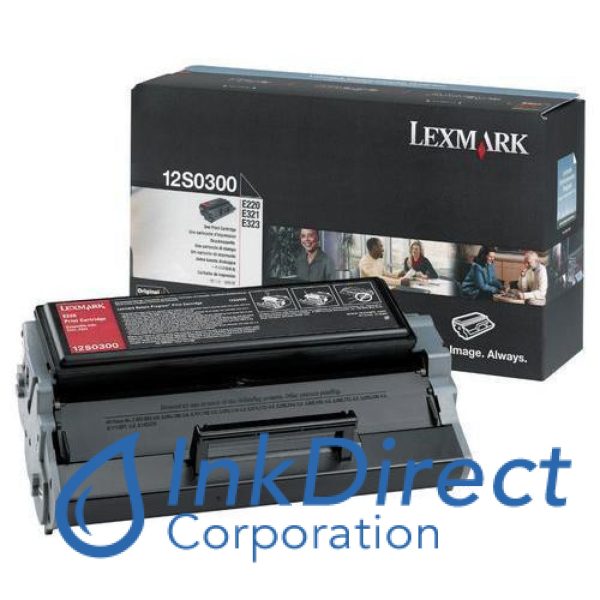 Genuine Lexmark 12S0300  Print Cartridge Black Online Sale