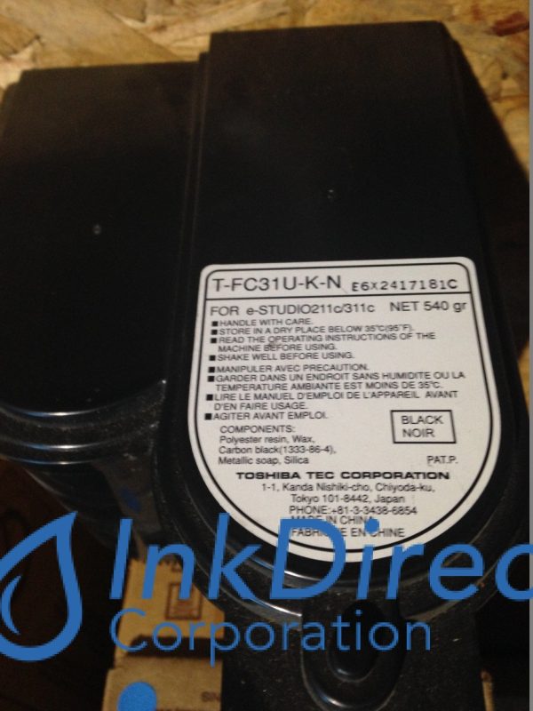 1 Each - Genuine Toshiba TFC31UKN T-FC31U-K-N  Toner Cartridge Black  e-Studio 211C 311C For Cheap