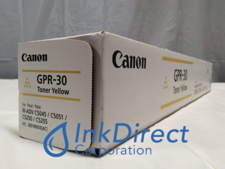 Genuine Canon  2801B003AA  GPR-30 Toner Cartridge Yellow IR Avc C5045 C5051 C5250 C5255 Online Hot Sale