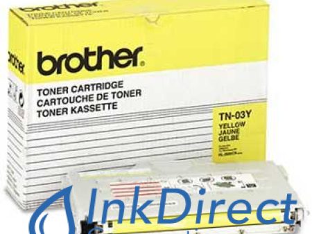 Genuine Brother TN03Y TN-03Y   Toner Yellow For Discount