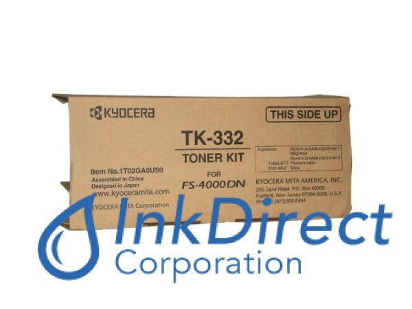 Genuine Kyocera Mita 1T02GA0US0  TK-332 TK332 Toner Cartridge Black Cheap