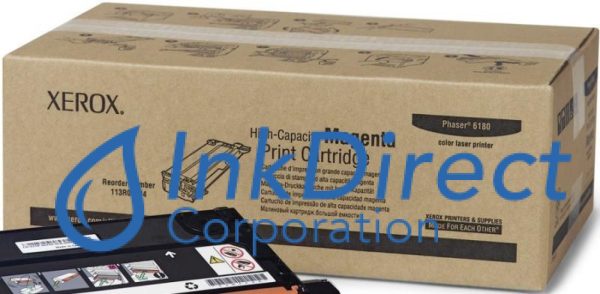 Genuine Xerox 113R724 113R00724 Phaser 6180 High Yield Toner Cartridge Magenta Online now