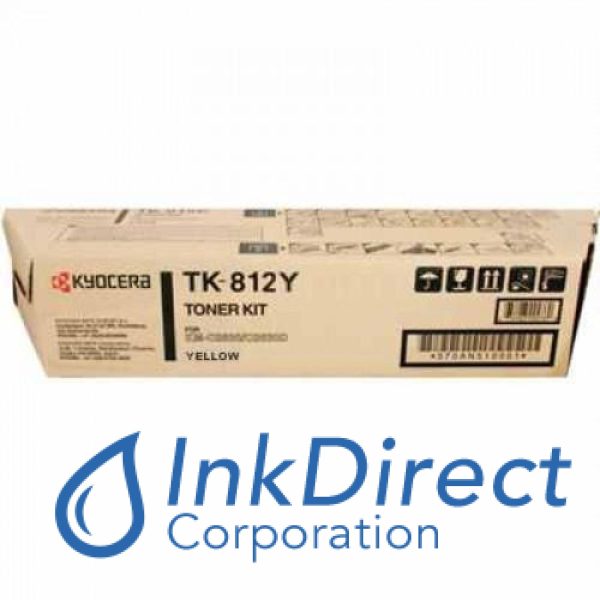 Genuine Kyocera Mita 370PC3KM001  TK-812Y TK812Y Toner Kit Yellow Online Sale