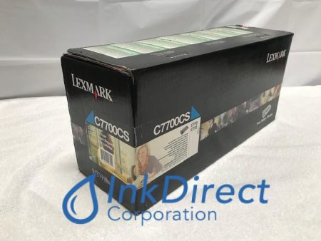 Genuine Lexmark C7700CS Return Program  Print Cartridge Cyan C770 C770DN C770DTN C770N C772 C772DN C772DTN C772N X722E X772E Hot on Sale