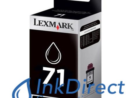 Genuine Lexmark 15M2971 Lex 71  Ink Jet Cartridge Black Fashion