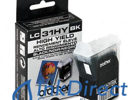 Genuine Brother LC31HYBK LC-31HYBK LC31 BK High Yield Ink Jet Cartridge Black Fashion