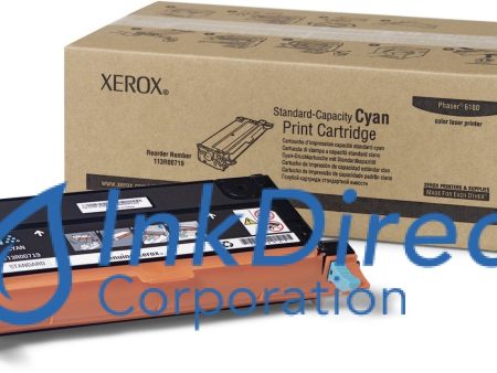 Genuine Xerox 113R719 113R00719 Phaser 6180 Standard Yield Toner Cartridge Cyan on Sale