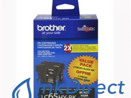 Genuine Brother LC652PKS LC-652PKS LC65HYBK ( 2   Box ) High Yield Ink Jet Cartridge Black Online