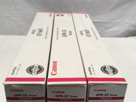 Genuine Canon  2800B003AA GPR-33 Toner Cartridge Magenta ( lot of 6 ) Advance C7055 C7065 C7260 C7270 Online now