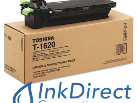 Genuine Toshiba T1620 T-1620 Toner Cartridge Black  e-Studio 161 Fashion