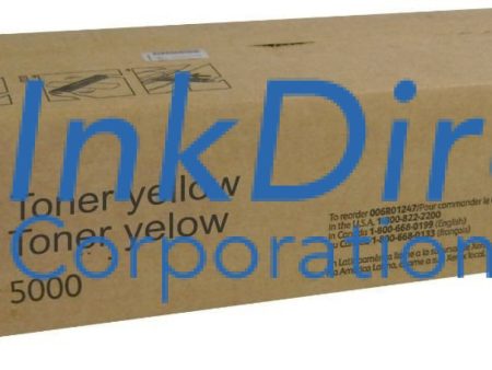 Genuine Xerox 6R1250 6R01250 006R01250 Doc 5000 Toner Cartridge Yellow For Sale