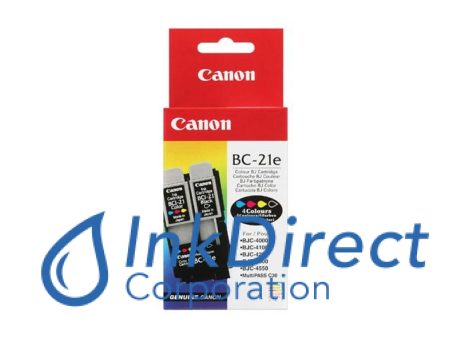 Genuine Canon  0899A003 BC-21E Ink Jet Cartridge Black & Color Online Sale