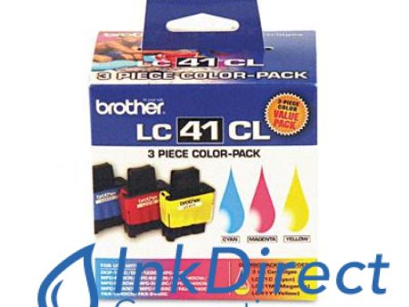 Genuine Brother LC413PKS LC-413PKS  LC41 C M Y Ink Jet Cartridge Tri-Color Online Sale